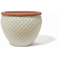 Kirschke Pflanzgefäß Farmhouse Shed 20 Cm Washed Creme