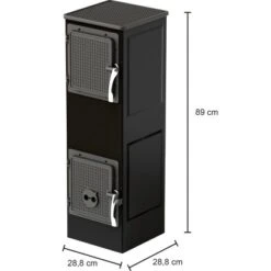 Werkstattofen Toba 2.0 (UNI 1000) Stahl Schwarz 6 KW EEK: A+ -Haushaltswaren Geschäft 048126095445 VM01 100223 L