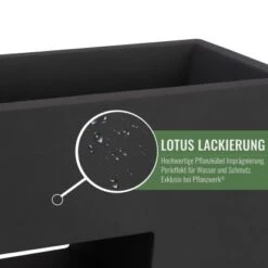 Pflanzwerk® Pflanzkübel Vista 53 Cm X 75 Cm X 27 Cm Anthrazit -Haushaltswaren Geschäft 145579 11001500 3