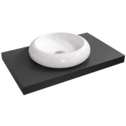Aufsatzwaschbecken Imia 45 X 45 Cm Rund -Haushaltswaren Geschäft 2137 Aufsatzwaschbecken 4