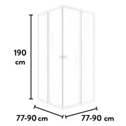 Baliv Duschkabine DUK-90.11E 77 Cm - 90 Cm Weiß 17 Baliv Duschkabine DUK-90.11E 77 Cm - 90 Cm Weiß -Haushaltswaren Geschäft 250312107713 VM01 190221 L