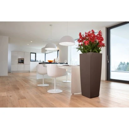 Lechuza Pflanzgefäß Cubico Alto Premium 40 Cm X 40 Cm Espresso Metallic 3 Lechuza Pflanzgefäß Cubico Alto Premium 40 Cm X 40 Cm Espresso Metallic – Bild 3