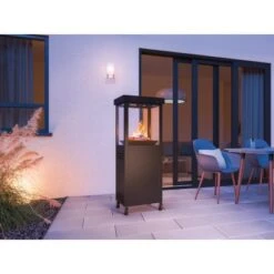 Gaskamin Ridera 6,5 KW Mit Panoramaglas Und Lava-Deko-Steinen -Haushaltswaren Geschäft 26602964 AB01 130820 RET01