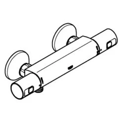 Grohe QuickFix Thermostat-Brausebatterie Precision Start Schwarz -Haushaltswaren Geschäft 4005176782237 4520 AI 03