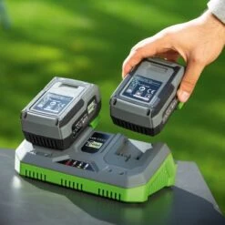 LUX 20 V Doppel-Schnellladegerät 1 PowerSystem -Haushaltswaren Geschäft 4007871960552 A 01