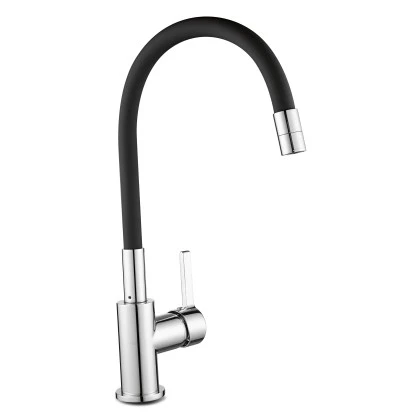 Baliv Küchenarmatur KI-1820 Chrom-Schwarz 2 Baliv Küchenarmatur KI-1820 Chrom-Schwarz – Bild 2