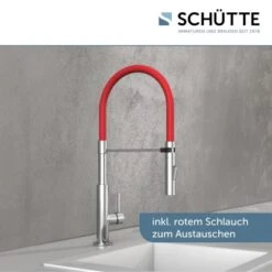 Schütte Spültischarmatur Mit Soft-Touch Schlauch Stilo Chrom-Schwarz 8 Schütte Spültischarmatur Mit Soft-Touch Schlauch Stilo Chrom-Schwarz -Haushaltswaren Geschäft 4008431791807 2759 2