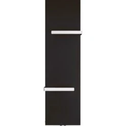 Badheizkörper Kerpen Mit Handtuchhalter 540W Schwarz 160x45 Cm