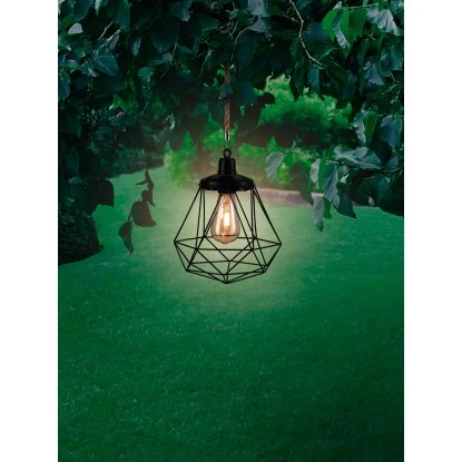 Solar-Pendelleuchte Pastoni Schwarz 2 Solar-Pendelleuchte Pastoni Schwarz – Bild 2