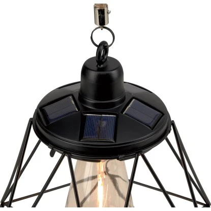 Solar-Pendelleuchte Pastoni Schwarz 3 Solar-Pendelleuchte Pastoni Schwarz – Bild 3