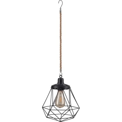 Solar-Pendelleuchte Pastoni Schwarz 1 Solar-Pendelleuchte Pastoni Schwarz