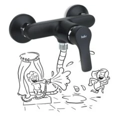 Baliv Duscharmatur DU-5750 Schwarz 7 Baliv Duscharmatur DU-5750 Schwarz -Haushaltswaren Geschäft 4048122122589 S03 171220 L