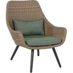 Balkonmöbel-Set Aliceville 3-teilig Polyrattan Grün-Grau 22 Balkonmöbel-Set Aliceville 3-teilig Polyrattan Grün-Grau -Haushaltswaren Geschäft 4048124977651 S02 250618