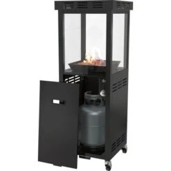 Gaskamin Ridera 6,5 KW Mit Panoramaglas Und Lava-Deko-Steinen -Haushaltswaren Geschäft 4048126602964 A02 090720 L