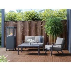 Gaskamin Ridera 6,5 KW Mit Panoramaglas Und Lava-Deko-Steinen -Haushaltswaren Geschäft 4048126602964 AB02 070820