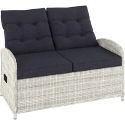 Lounge-Set Kalgan 6-teilig Wicker Eisgrau (B-Ware) 23 Lounge-Set Kalgan 6-teilig Wicker Eisgrau (B-Ware) -Haushaltswaren Geschäft 4048126625642 40