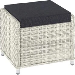 Lounge-Set Kalgan 6-teilig Wicker Eisgrau (B-Ware) 30 Lounge-Set Kalgan 6-teilig Wicker Eisgrau (B-Ware) -Haushaltswaren Geschäft 4048126625642 90