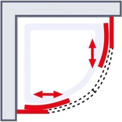Schulte ExpressPlus Runddusche Sunny Sicherheitsglas Chromoptik 190x90x90cm 14 Schulte ExpressPlus Runddusche Sunny Sicherheitsglas Chromoptik 190x90x90cm -Haushaltswaren Geschäft 4060991051197 2053 6