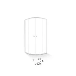 Baliv Duschkabine DUK-80.20R 80 Cm X 80 Cm Chrom -Haushaltswaren Geschäft 4250312107720 S03 080720 L