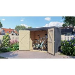 Bertilo Gartenschrank Box Bike 103 Cm X 207 Cm Anthrazit FSC® -Haushaltswaren Geschäft 42686005288 11021300 AB 03