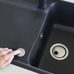 Miló Einbauspüle Granitverbundstoff Piu 78 Schwarz -Haushaltswaren Geschäft 5903140018131 40