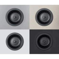 Miló Röhrensiphon-Set Mit Exzenter Mattschwarz Ø 114 Mm -Haushaltswaren Geschäft 5903140018537 3