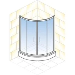 Schulte ExpressPlus Runddusche Sunny Sicherheitsglas Chromoptik 190x90x90cm 13 Schulte ExpressPlus Runddusche Sunny Sicherheitsglas Chromoptik 190x90x90cm -Haushaltswaren Geschäft 63462 2053 4060991051197 2