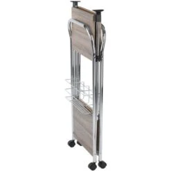 Wenko Servierwagen Liky Holzdekor Zusammenklappbar -Haushaltswaren Geschäft 686865 1068 03