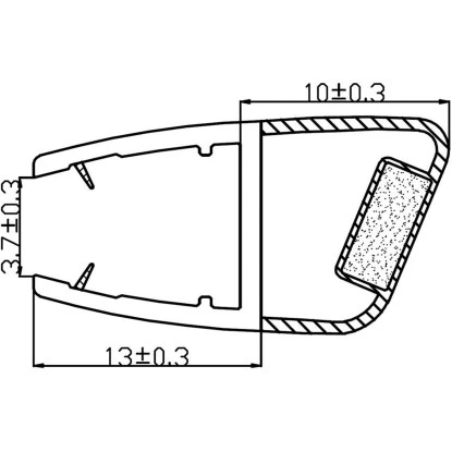 Magnetdichtung Für Rundduschen 2er-Set 4 Mm Glasstärke 2 Magnetdichtung Für Rundduschen 2er-Set 4 Mm Glasstärke – Bild 2