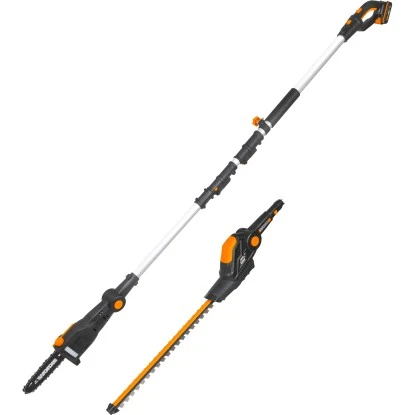 Worx 2in1 Combo Akku Teleskop Heckenschere Und Hochentaster WG908E 20 V 1 Worx 2in1 Combo Akku Teleskop Heckenschere Und Hochentaster WG908E 20 V