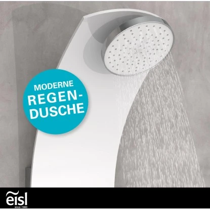 Eisl Duschpaneel Karibik 3 In 1 Mit Regendusche Sechs Massagedüsen Weiß 7 Eisl Duschpaneel Karibik 3 In 1 Mit Regendusche Sechs Massagedüsen Weiß – Bild 7