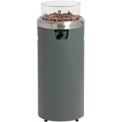 Buschbeck Terassenheizer Loungefeuer Faro Grau 7,5 KW -Haushaltswaren Geschäft 870668 4224 3
