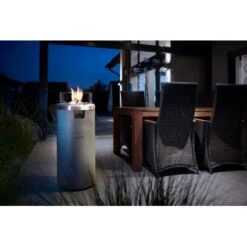 Buschbeck Terassenheizer Loungefeuer Faro Grau 7,5 KW -Haushaltswaren Geschäft 870668 4224 6