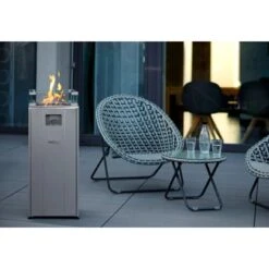 Buschbeck Terassenheizer Loungefeuer Malta Grau 7,5 KW -Haushaltswaren Geschäft 870675 4224 11