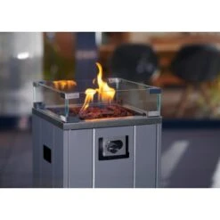 Buschbeck Terassenheizer Loungefeuer Malta Grau 7,5 KW -Haushaltswaren Geschäft 870675 4224 13