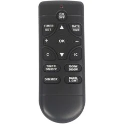 El Fuego Elektrokamin Davos (Zürich 2.0) Schwarz LED-Beleuchtung Dimmbar 2 KW -Haushaltswaren Geschäft 8 2240 AY6191 Detailfoto 5