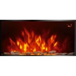 El Fuego Elektrokamin Davos (Zürich 2.0) Schwarz LED-Beleuchtung Dimmbar 2 KW -Haushaltswaren Geschäft 8 2240 AY6191 Detailfoto 7