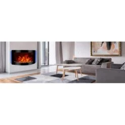 El Fuego Elektrokamin Davos (Zürich 2.0) Schwarz LED-Beleuchtung Dimmbar 2 KW -Haushaltswaren Geschäft 8 2240 AY6191 Milieufoto 2