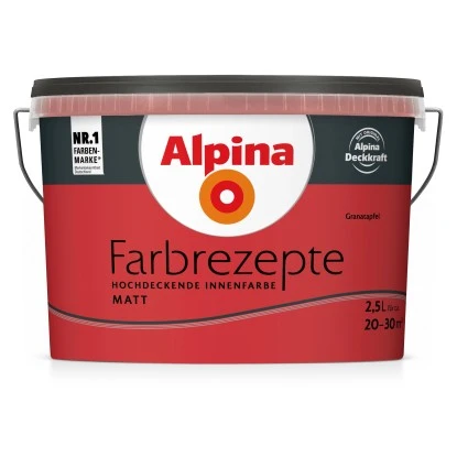 Alpina Farbrezepte Granatapfel Matt 2,5 L 1 Alpina Farbrezepte Granatapfel Matt 2,5 L